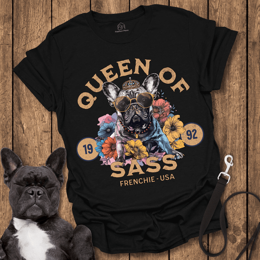 Frenchie T-Shirt, Queen Of Sass - Dog Shirt