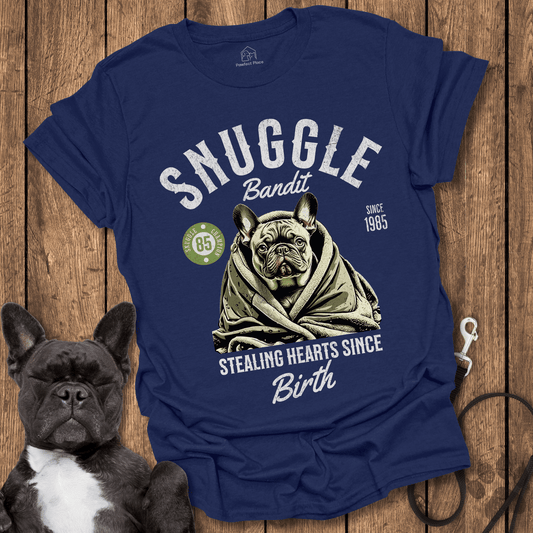Snuggle Bandit - Frenchie Tee - PawfectPlace