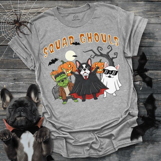 Squad Ghouls - Halloween Frenchie Tee - PawfectPlace