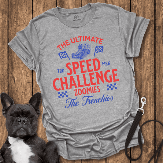 Ultimate Speed Challenge, Zoomies - Frenchie Tee - PawfectPlace