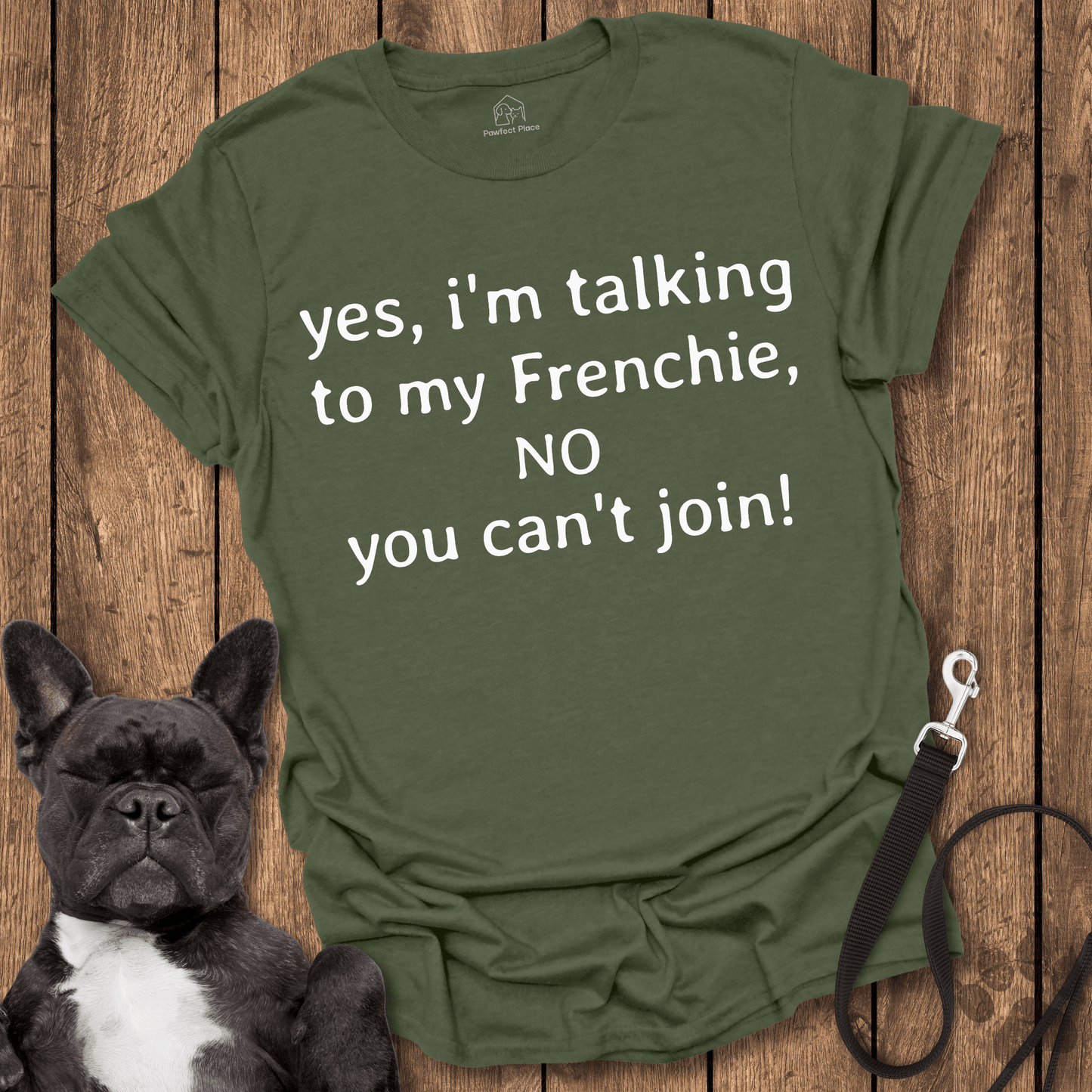 Frenchie T-Shirt, Yes I'm Talking To My Frenchie, NO You Can't Join! - Dog Shirt