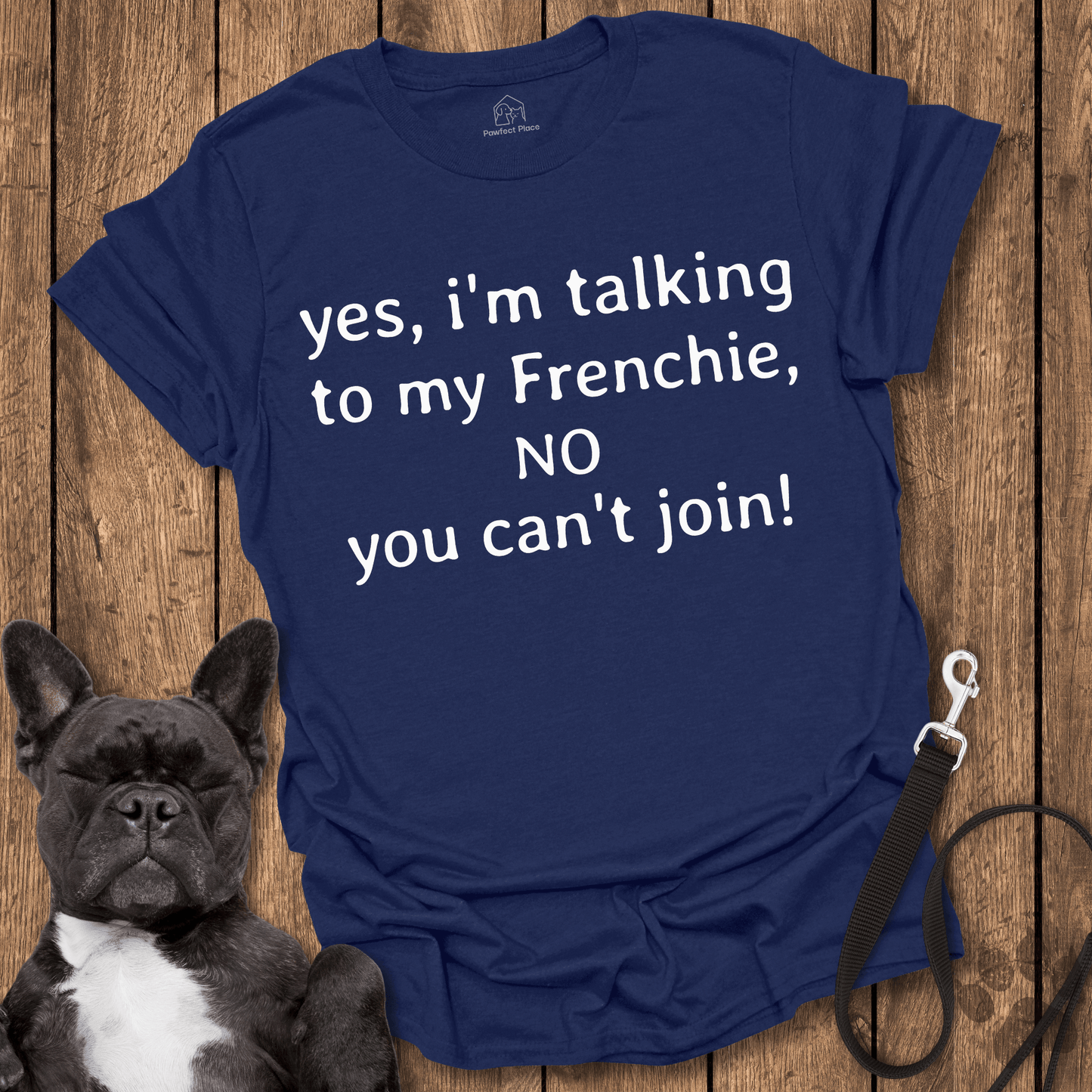 Frenchie T-Shirt, Yes I'm Talking To My Frenchie, NO You Can't Join! - Dog Shirt