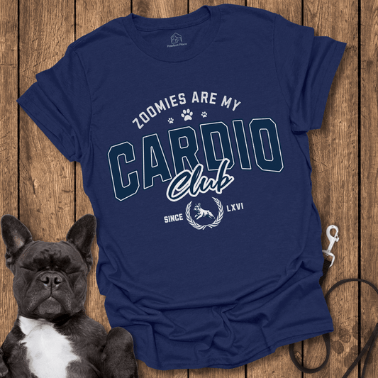 Zoomies Are My Cardio, Club - Frenchie Tee - PawfectPlace